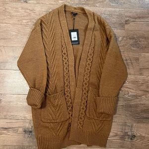 Who What Wear Yellow Cardigan